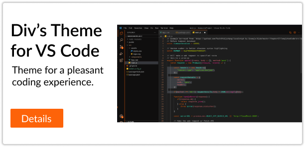 Div's Theme for VS Code